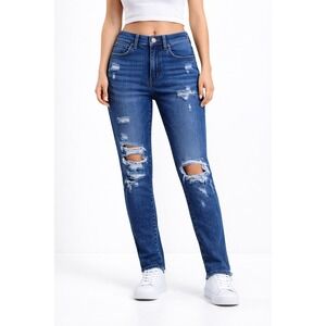 American‎ Eagle Super Hi-Rise Jegging Distressed Jeans Women's size 2 Regular